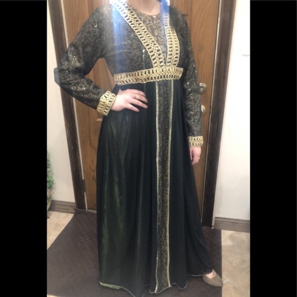 Kaftan Abaya Thobe Dress Fits Size Medium - XL NEW - Picture 2 of 8